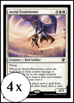 MTG - 4 x Aerial Extortionist - Playset 4x x4 - Karlov Manor Commander - Image 1