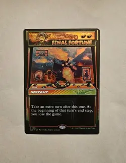 Final Fortune (Rainbow Foil) Secret Lair Drop Foil - Image 2