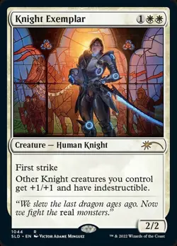 MTG Knight Exemplar (1044) - Foil, Light Play, English Secret Lair Drop Series - Image 1