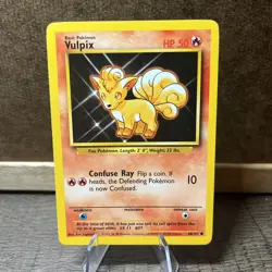 POKEMON Vulpix 68/102 Base Set Unlimited Common - Image 1