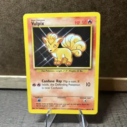 POKEMON Vulpix 68/102 Base Set Unlimited Common - Image 3
