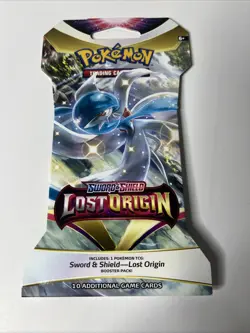 Pokemon TCG Sword And Shield Lost Origin Sleeved Blister Booster Pack - Image 1