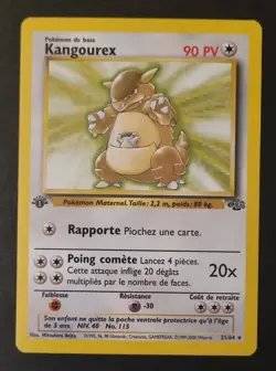 Carte Pokemon - KANGOUREX 21/64 - EDITION 1 - Jungle - FR - CGA grading 8,5/10 - Image 1
