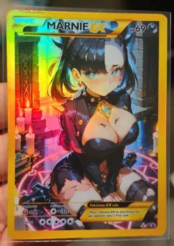 Marnie - Anime - Waifu - Pokemon - Trainer - DIY - Full Art - Sticker - Image 3
