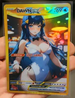 Dawn - Anime - Waifu - Pokemon - Trainer - DIY - Full Art - Sticker - Image 2