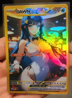 Dawn - Anime - Waifu - Pokemon - Trainer - DIY - Full Art - Sticker - Image 3
