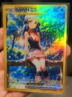 Dawn - Anime - Waifu - Pokemon - Trainer - DIY - Full Art - Sticker - Image 3