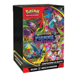 Carte Pokemon set Fiamme Spettrali Bundle Confezione 6 Buste Italiano Sealed - Image 1