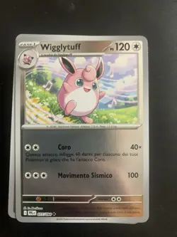 Carta Pokemon 077/094 Wigglytuff Reverse Holo Fiamme Spettrali Ita Italiano - Image 1