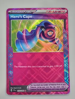 Pokemon TCG: Temporal Forces - Hero's Cape (152/162) ACE SPEC, MINT CONDITION - Image 1