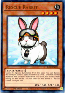 Rescue Rabbit - RA02-EN008 - Ultimate Rare - 1st Edition Yugioh - Image 1