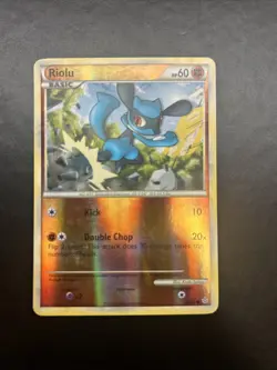 Riolu 60/95 Reverse Holo Unleashed Pokemon Card MP - Image 1