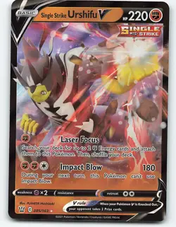 Single Strike Urshifu V #085/163 Pokemon Card - Image 1