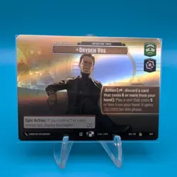 Star Wars Unlimited Dryden Vos Showcase Card SEC-EN 1027 - Image 1