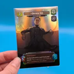Star Wars Unlimited Dryden Vos Showcase Card SEC-EN 1027 - Image 4