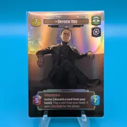Star Wars Unlimited Dryden Vos Showcase Card SEC-EN 1027 - Image 5