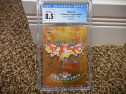 Moltres Topps Chrome cgc 8.5 NM MINT+ Pokemon card #146 Series 2 psa 2000 movie - Image 1