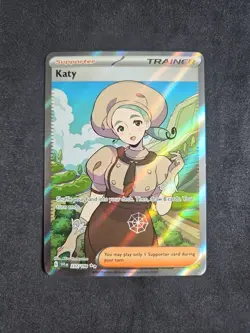 Katy 237/198 Scarlet & Violet Base Set Full Art Trainer Card NM Condition - Image 1