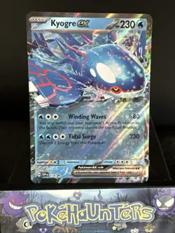 Pokemon Card Kyogre EX SVP 178 Black Star Promo Double Rare Holo NM - Image 1