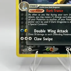Dark Dragonite 15/109 Team Rocket Returns Regular Pokemon TCG Card - Image 5
