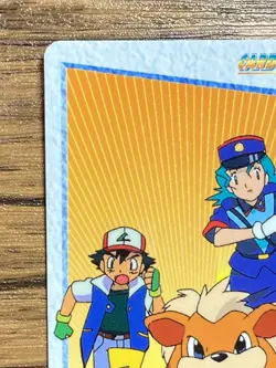 Pokemon Carddass Card Officer Jenny Growlithe Pocket Monsters Anime Collection - Image 3