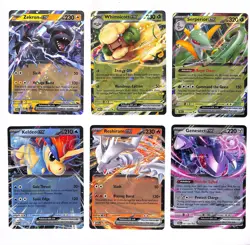 6 Card Pokemon Lot Zekrom, Genesect, Serperior, Keldeo, Black Bolt White Flare - Image 1
