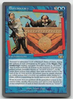 MTG Bureaucracy R Unglued 14 LP - Image 1