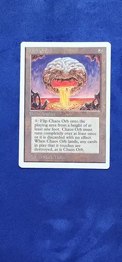 MTG Chaos Orb Unlimited Edition in LP/NM Condition - Image 1