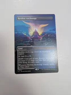 MTG - Restless Anchorage (Borderless)- The Lost Caverns of Ixalan NM/M Condition - Image 1