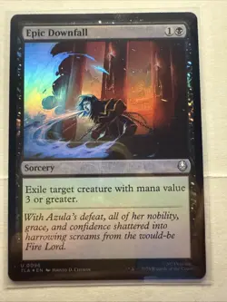 NM Foil Epic Downfall, MTG, Avatar: The Last Airbender, Magic the Gathering, 96 - Image 1
