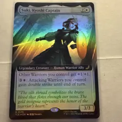 MTG FOIL Suki, Kyoshi Captain - The Last Airbender Eternal #175 Extended Art - Image 1