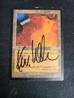 City of Traitors - Exodus, English, MTG Magic the Gathering Vintage Signed - Image 1