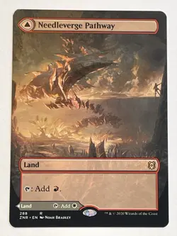 MTG Needleverge Pathway NM (Borderless) Zendikar Rising Regular Magic - Image 2