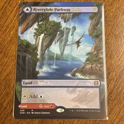 Riverglide Pathway Lavaglide Pathway (Borderless) Zendikar Rising Regular - Image 1