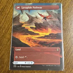 Riverglide Pathway Lavaglide Pathway (Borderless) Zendikar Rising Regular - Image 2