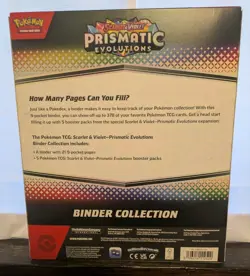 Pokemon TCG: Scarlet & Violet Prismatic Evolutions Binder Collection New Sealed - Image 2