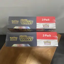 Pokemon TCG Surging Sparks ETB + Booster Bundle Costco 2-pack Sealed New Lot x2 - Image 2