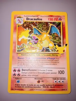 carte pokemon dracaufeu 4/102 25 ans celebrations neuve sortie de booster fr - Image 1