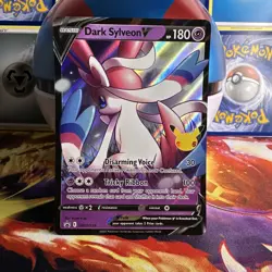Pokemon TCG - Dark Sylveon V - SWSH134 - Black Star Promo - Celebrations NM - Image 1