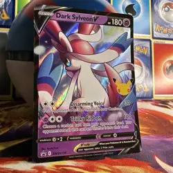Pokemon TCG - Dark Sylveon V - SWSH134 - Black Star Promo - Celebrations NM - Image 2