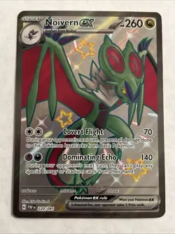 2024 Pokemon TCG Paldean Fates EN Noivern EX 220/091 Shiny Ultra - Image 1