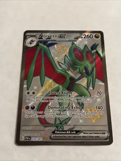 2024 Pokemon TCG Paldean Fates EN Noivern EX 220/091 Shiny Ultra - Image 2