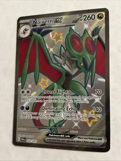 2024 Pokemon TCG Paldean Fates EN Noivern EX 220/091 Shiny Ultra - Image 5