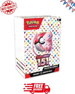 Pokemon TCG Scarlet & Violet 151 Booster Bundle Sealed New (6 packs) - Image 1
