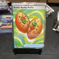 Buddy-Buddy Puffin 167/132 Mega Evolution Full Art Trainer Pokemon TCG MINT - Image 1