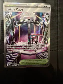 Pokemon TCG Phantasmal Flames 116/94 Battle Cage Full Art Trainer SIR - Image 1