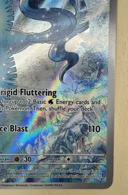 Pokemon TCG Articuno IR 161/159 Journey Together NM/Mint Condition - Image 3