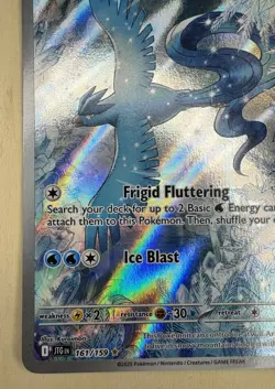 Pokemon TCG Articuno IR 161/159 Journey Together NM/Mint Condition - Image 4