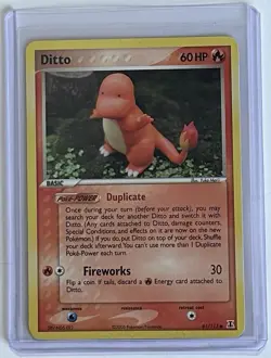Pokemon Ditto (Charmander) 61/113 Non-Holo - EX Delta Species 2005 - LP/NM - Image 1