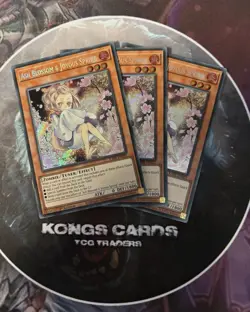 Ash Blossom & Joyous Spring X3 PLAYSET RA04-EN025 Secret Rare YuGiOh! - Image 1